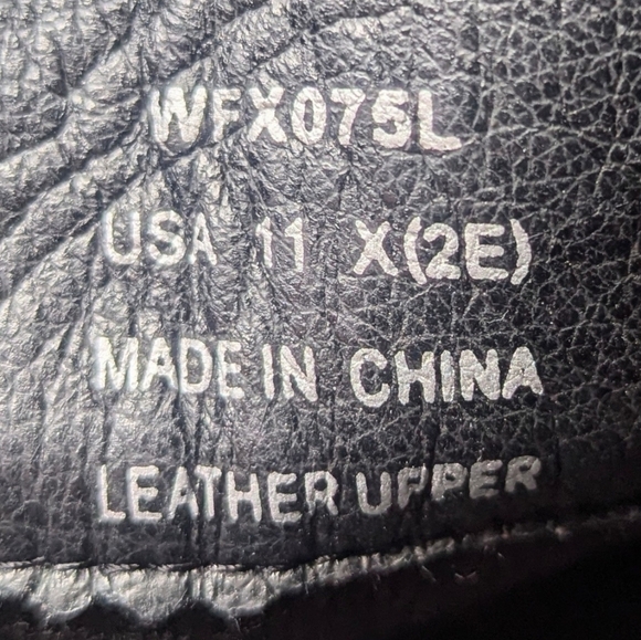 Propet Tatum ankle booties lace up zipper full grain leather burgundy size 11 - Picture 7 of 9